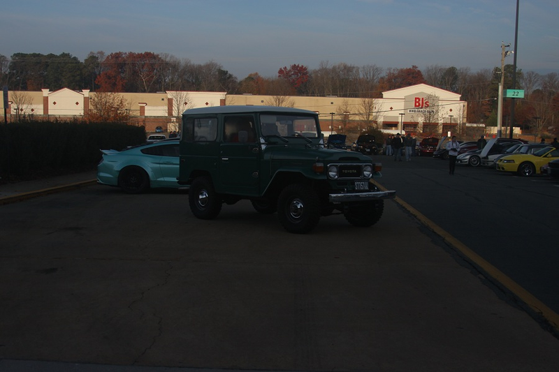 One of two old Land Cruisers.